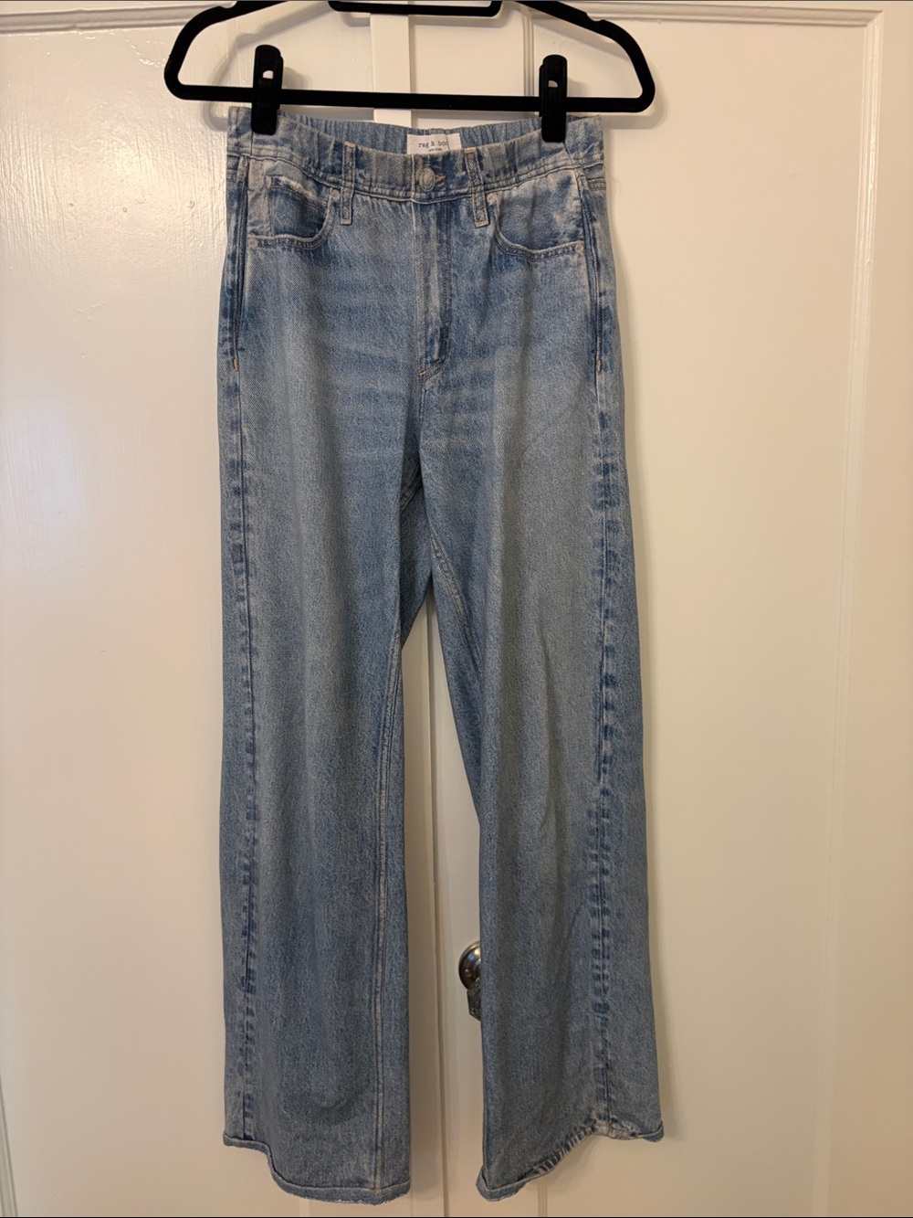 Viral rag and bone sweatpants jeans! Miramar wide leg pants.